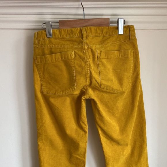 J Crew Matchstick Mustard Yellow Cords - Picture 7 of 12